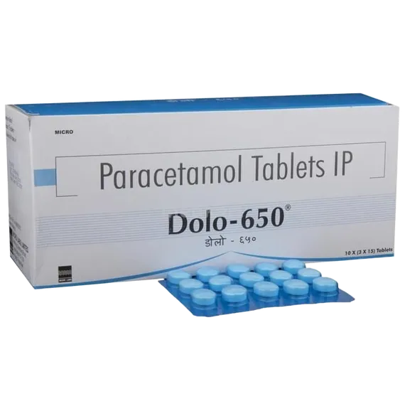 dolo 650mg tablet 15's